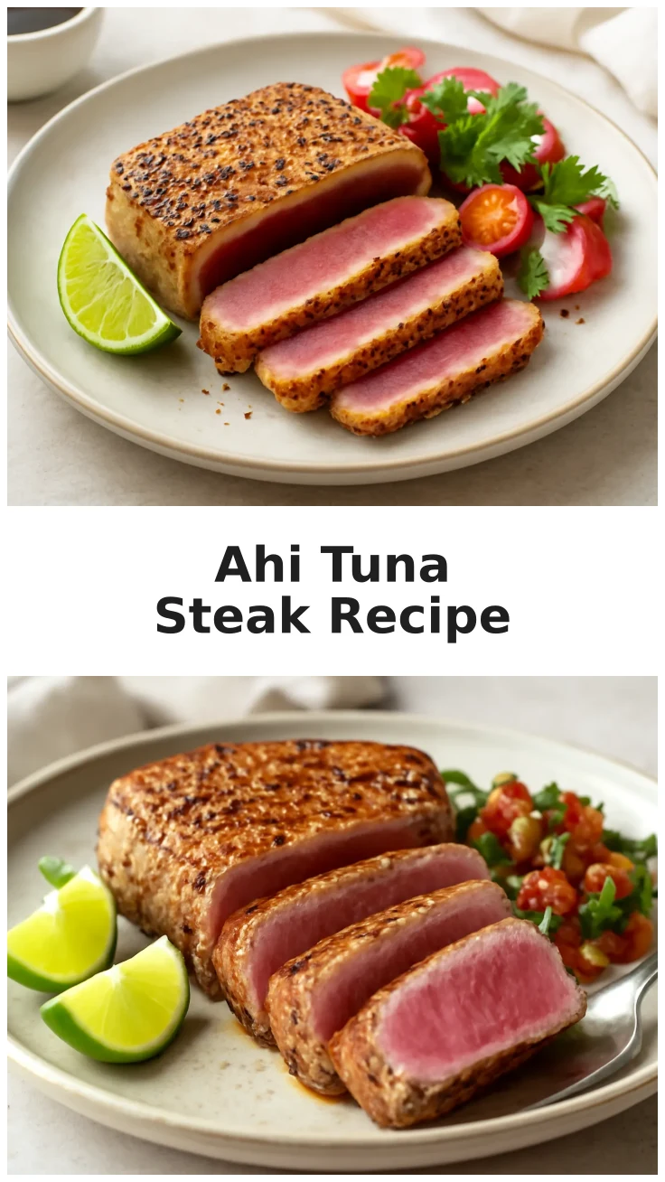 Delicious Ahi Tuna Steak Recipe for a Perfect Seafood Dinner 4 Delicious Ahi Tuna Steak Recipe for Seafood Lovers