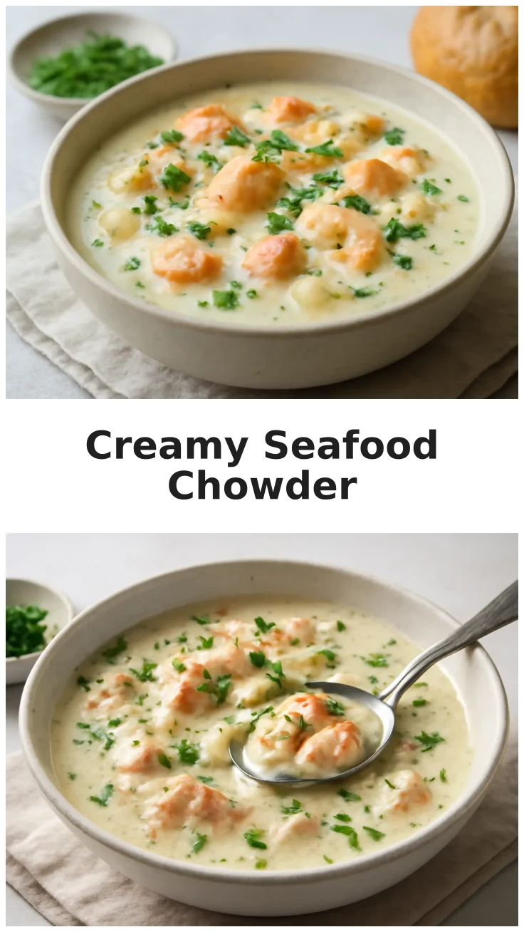 Creamy Seafood Chowder Recipe for Cozy Comfort Meals 4 Creamy Seafood Chowder Recipe for Cozy Comfort Meals