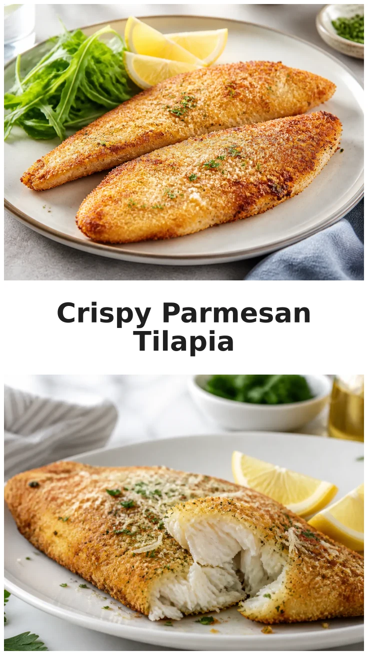 Crispy Air Fryer Parmesan Crusted Tilapia Recipe Crispy Air Fryer Parmesan Crusted Tilapia Recipe