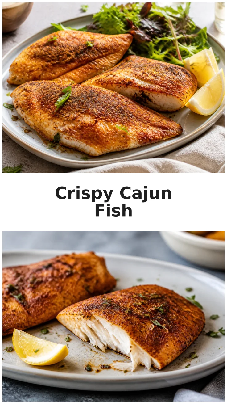 Crispy Air Fryer Cajun Fish Fillets Recipe Crispy Air Fryer Cajun Fish Fillets Recipe
