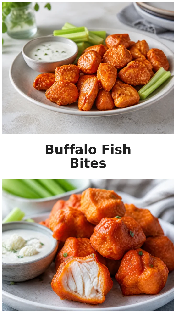 Crispy Air Fryer Buffalo Fish Bites with Bold Flavor Crispy Air Fryer Buffalo Fish Bites with Bold Flavor