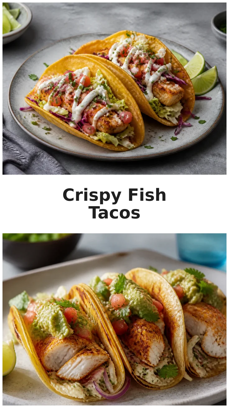 Crispy Air Fryer Mexican Lime Fish Tacos with Fresh Citrus Flavor Crispy Air Fryer Mexican Lime Fish Tacos with Fresh Citrus Flavor