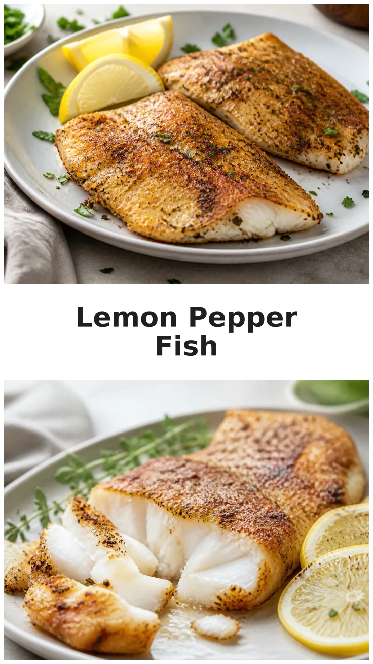 Crispy Air Fryer Lemon Pepper Fish Recipe for Dinner Crispy Air Fryer Lemon Pepper Fish Recipe for Dinner