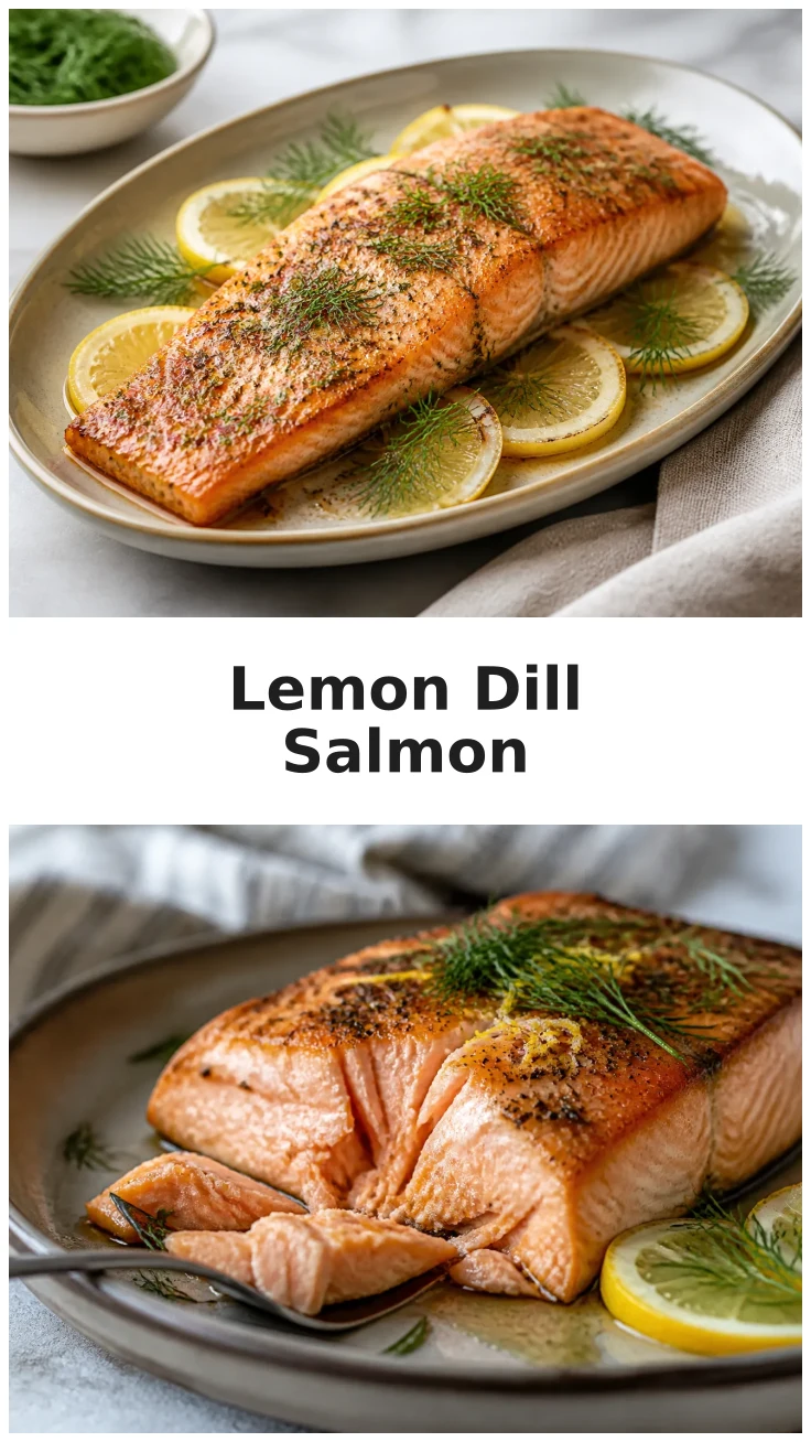 Juicy Oven Baked Lemon Dill Salmon Recipe for Dinner Juicy Oven Baked Lemon Dill Salmon Recipe for Dinner