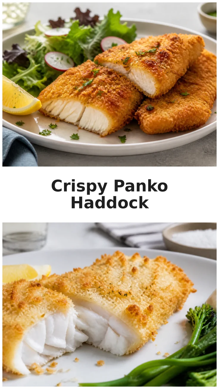 Crispy Panko Oven Haddock for a Delightful Dinner Crispy Panko Oven Haddock for a Delightful Dinner