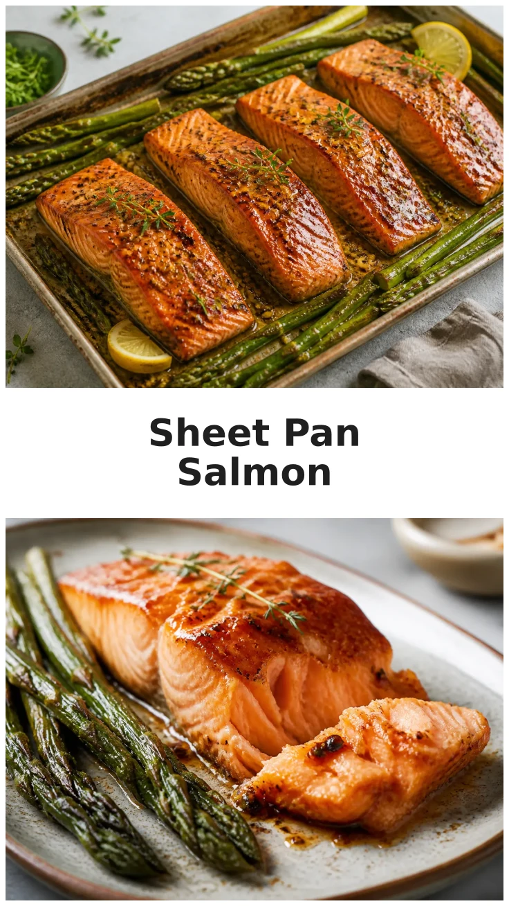 Juicy Sheet Pan Salmon and Asparagus for Easy Weeknight Dinners Juicy Sheet Pan Salmon and Asparagus for Easy Weeknight Dinners