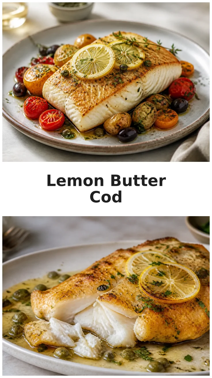 Juicy Skillet Lemon Butter Cod for a Delightful Dinner Juicy Skillet Lemon Butter Cod for a Delightful Dinner