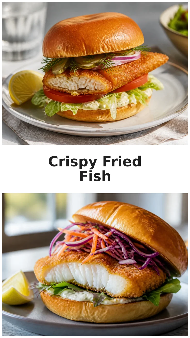 Crispy Fried Fish Sandwich Recipe for a Delicious Meal Crispy Fried Fish Sandwich Recipe for a Delicious Meal