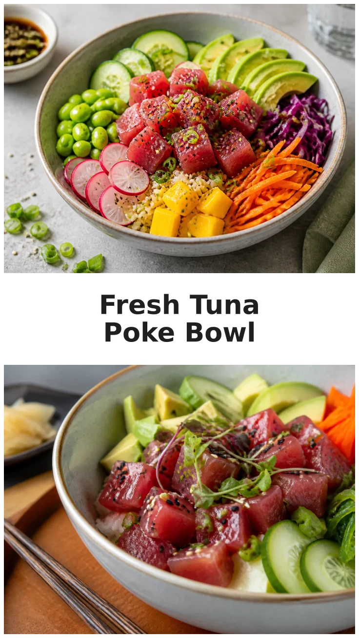 Delicious Fresh Tuna Poke Bowl Recipe to Try Today Delicious Fresh Tuna Poke Bowl Recipe to Try Today