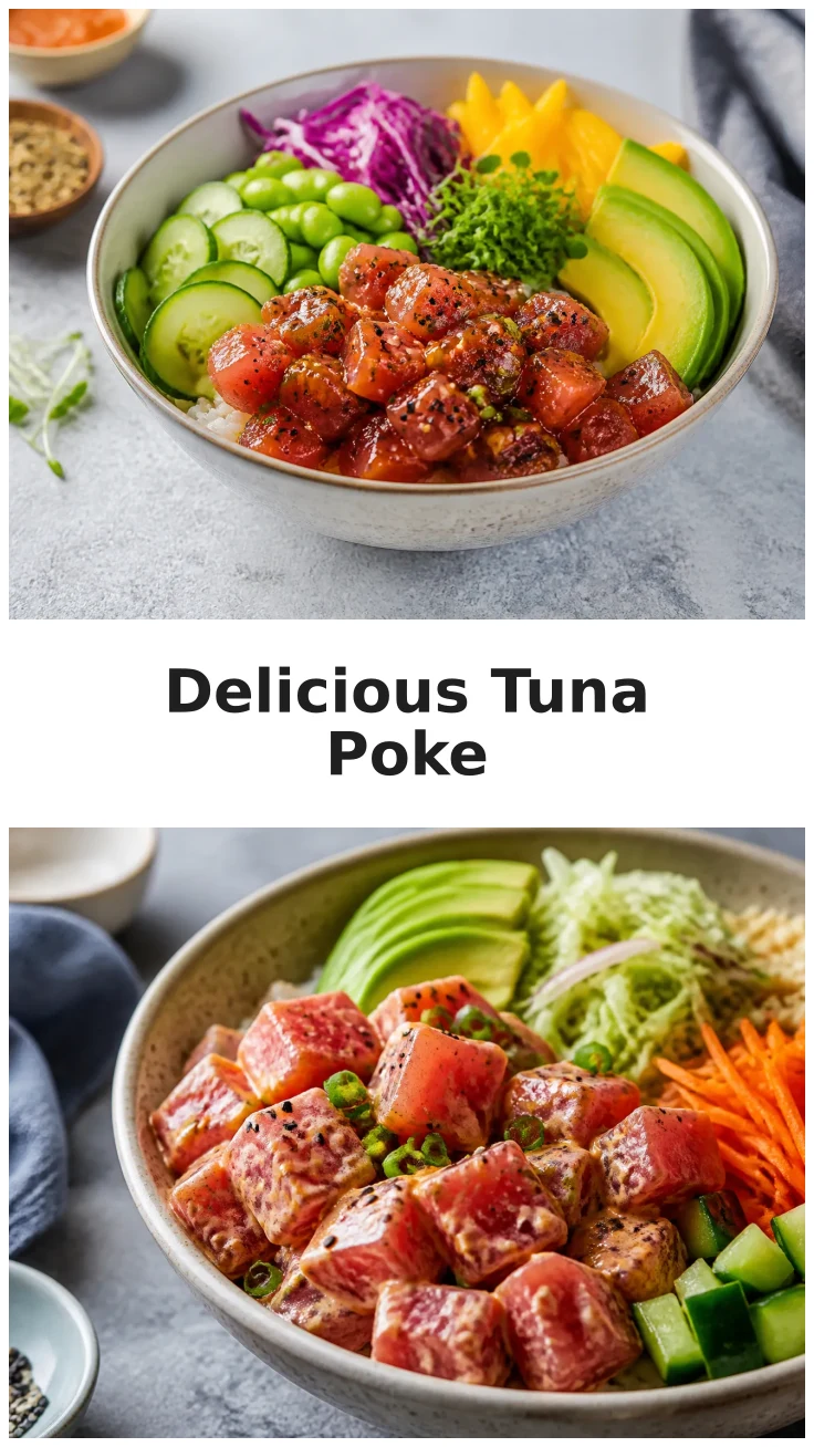 Spicy Tuna Poke Bowl Recipe for Fresh Flavors Spicy Tuna Poke Bowl Recipe for Fresh Flavors