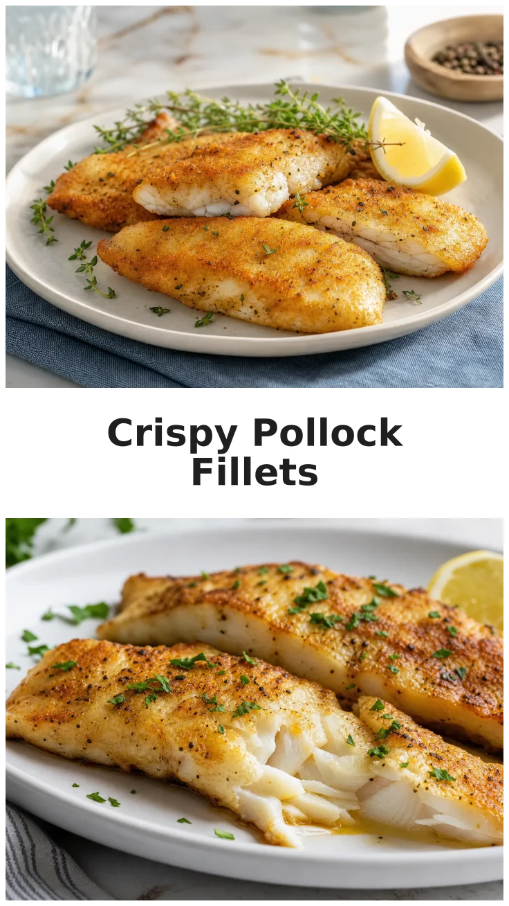 Crispy Air Fryer Pollock Fillets for Easy Weeknight Dinners Crispy Air Fryer Pollock Fillets for Easy Weeknight Dinners