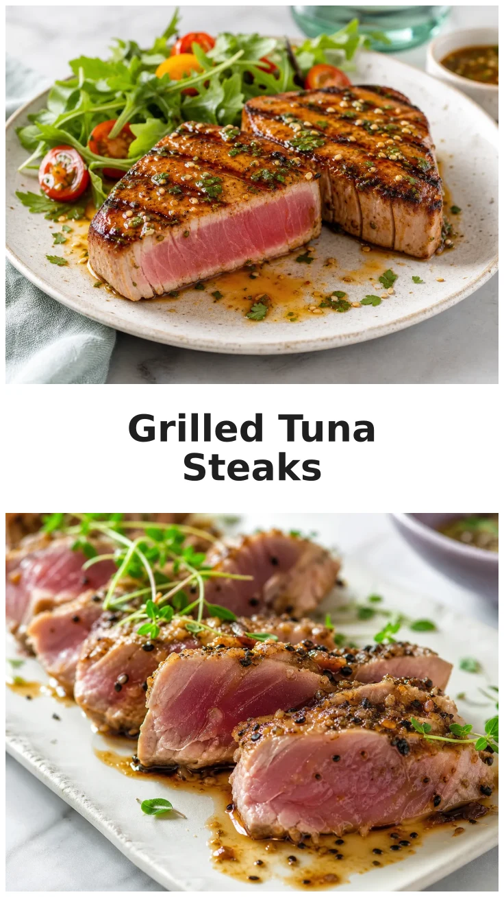 Juicy Grilled Tuna Steaks Recipe for Your Next BBQ Juicy Grilled Tuna Steaks Recipe for Your Next BBQ