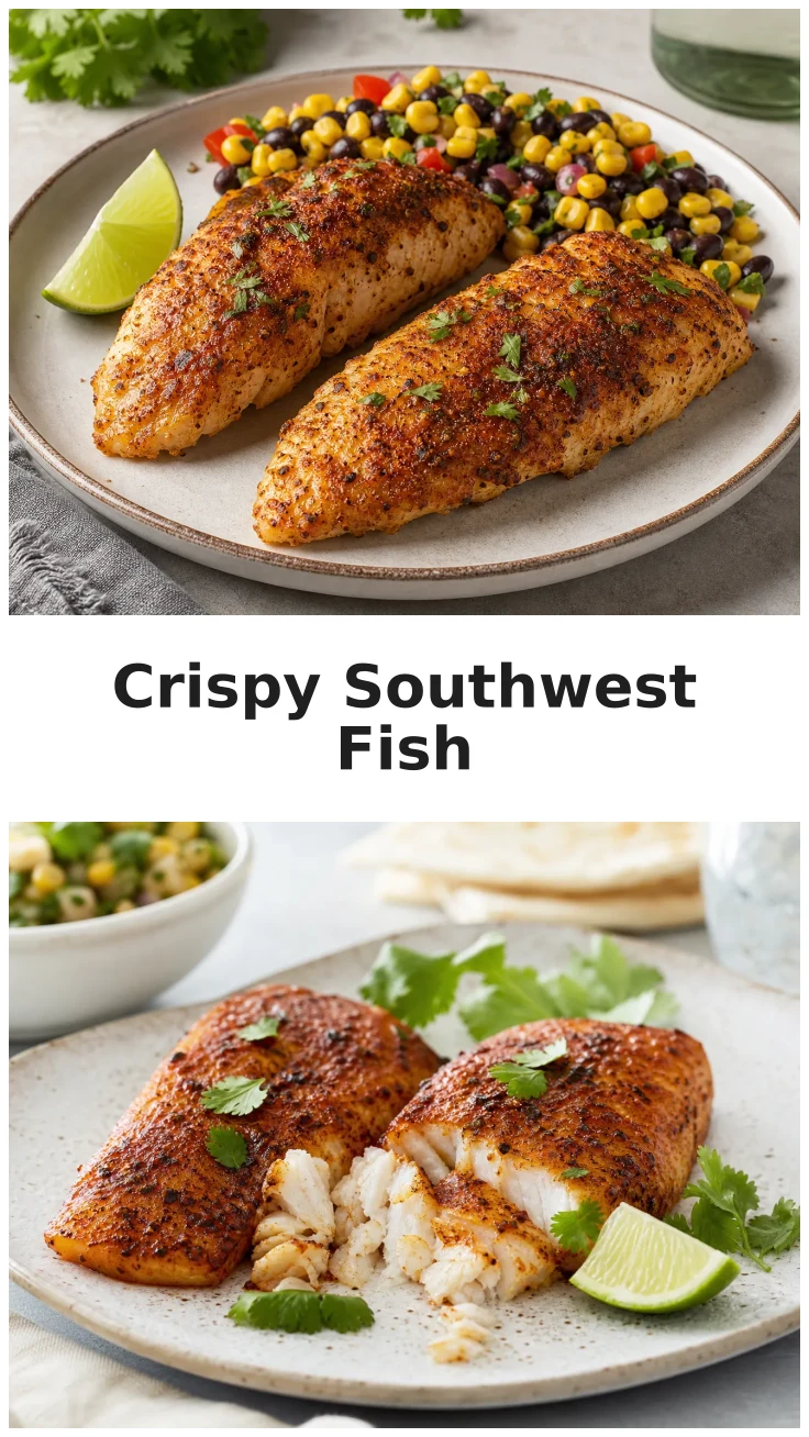 Crispy Air Fryer Southwest Fish Fillets Recipe Crispy Air Fryer Southwest Fish Fillets Recipe