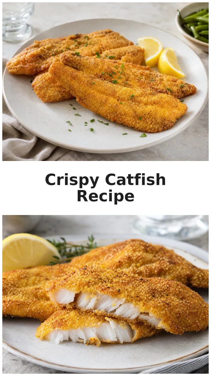 Crispy Oven Baked Catfish with Cornmeal Crust Recipe Crispy Oven Baked Catfish with Cornmeal Crust Recipe