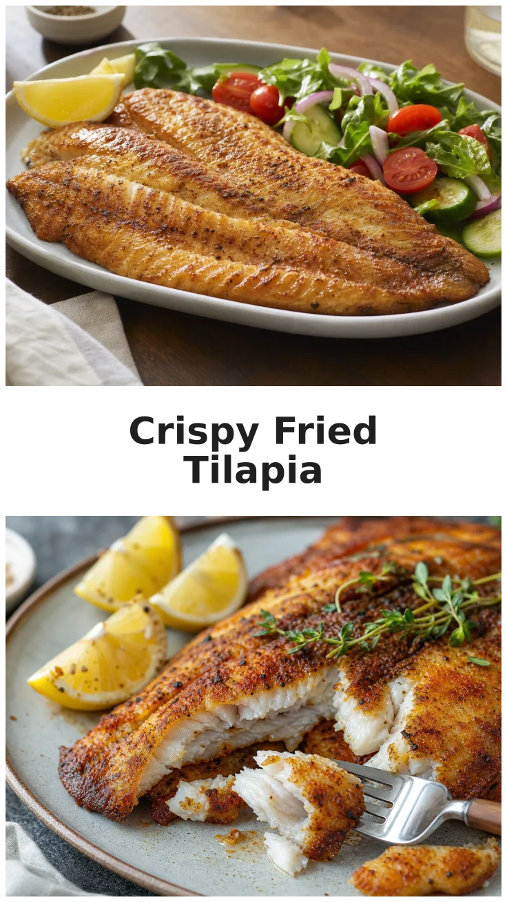 Crispy Fried Tilapia Fillets for a Delicious Dinner Crispy Fried Tilapia Fillets for a Delicious Dinner