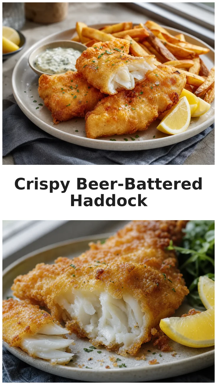 Crispy Beer-Battered Haddock Recipe for Delicious Fish and Chips Crispy Beer-Battered Haddock Recipe for Delicious Fish and Chips