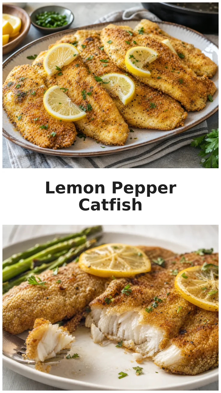 Zesty Skillet Lemon Pepper Catfish Recipe to Savor Zesty Skillet Lemon Pepper Catfish Recipe to Savor
