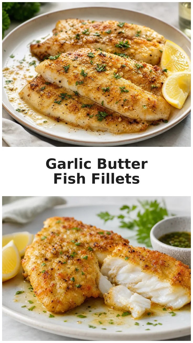 Golden Garlic Butter Fish Fillets Air Fryer Recipe Golden Garlic Butter Fish Fillets Air Fryer Recipe