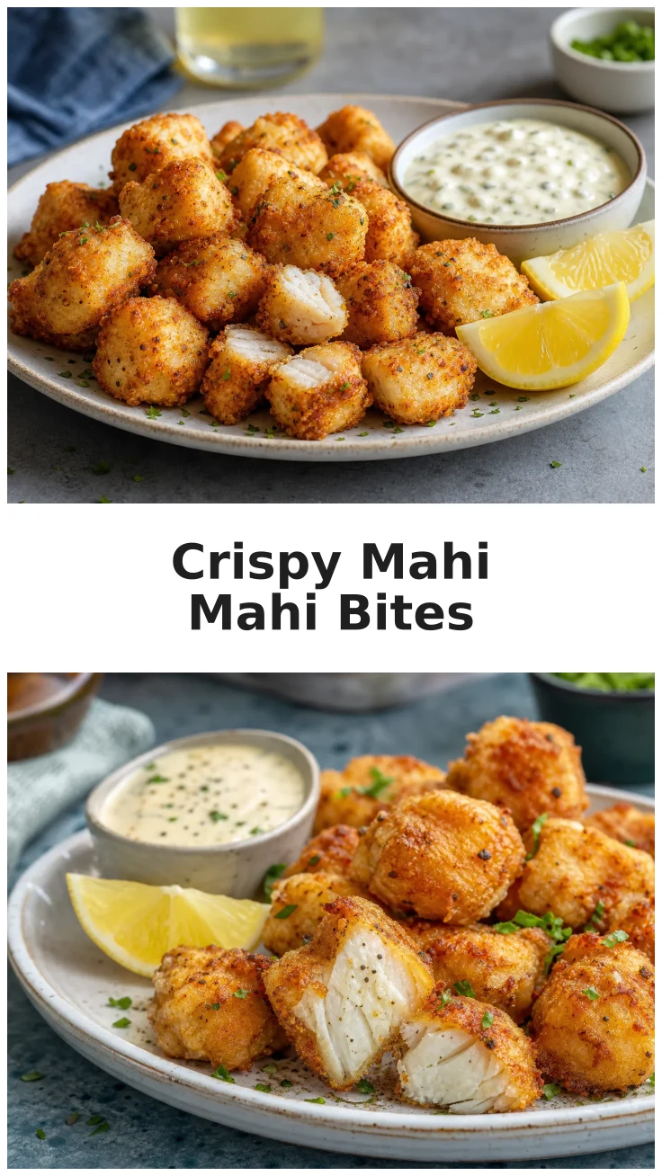 Crispy Fried Mahi Mahi Bites Recipe for Appetizers Crispy Fried Mahi Mahi Bites Recipe for Appetizers