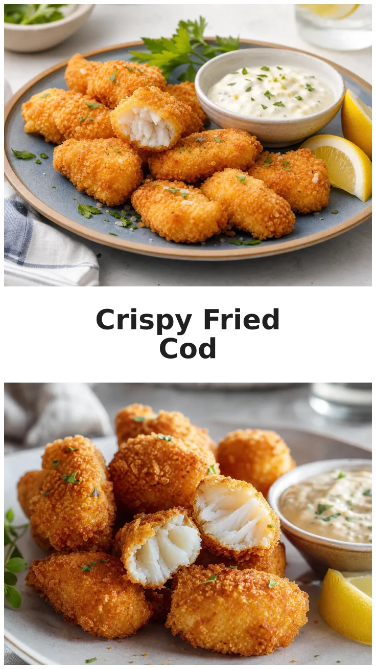 Crispy Fried Cod Nuggets Recipe for Family Fun Crispy Fried Cod Nuggets Recipe for Family Fun