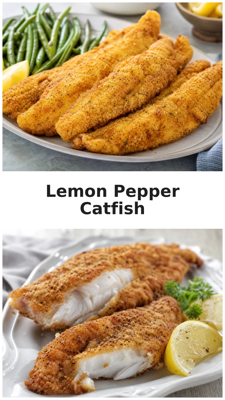 Crispy Lemon Pepper Fried Catfish Recipe for a Delicious Dinner