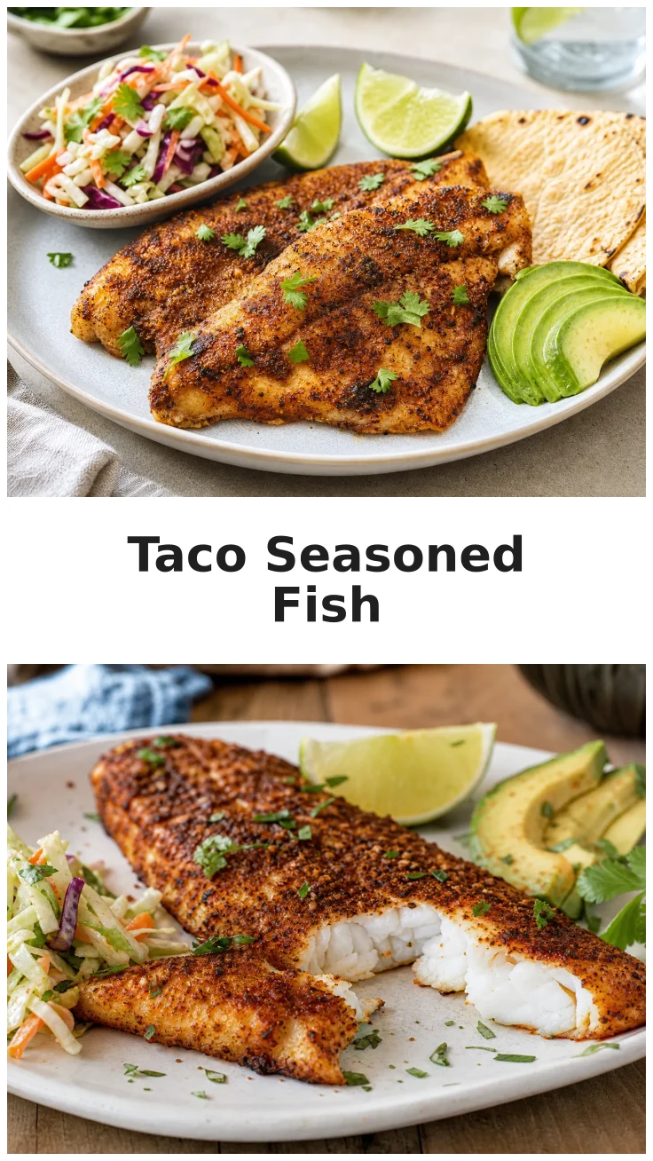 Crispy Air Fryer Taco Seasoned Fish for Tasty Meals