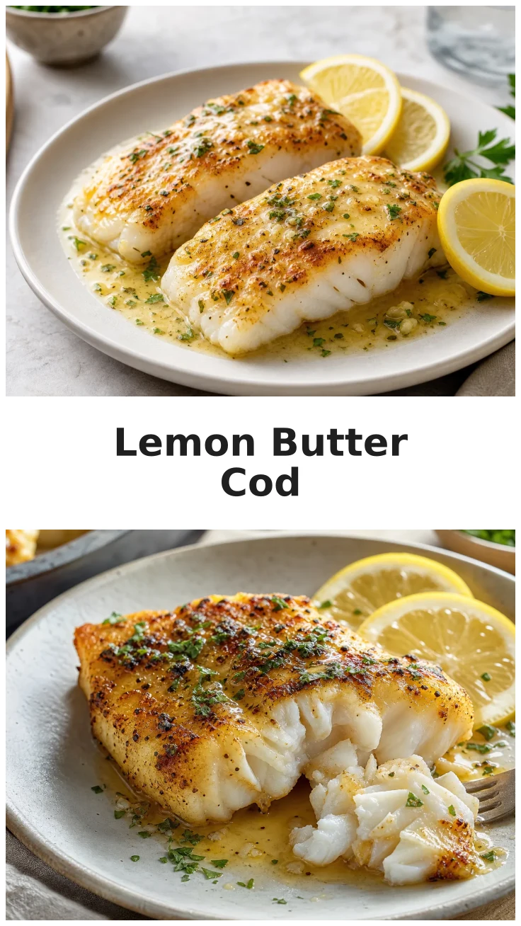 Juicy Air Fryer Lemon Butter Cod Recipe for Easy Dinners Juicy Air Fryer Lemon Butter Cod Recipe for Easy Dinners