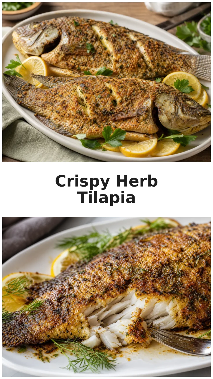 Crispy Parmesan Herb Oven Tilapia Recipe for Easy Dinners Crispy Parmesan Herb Oven Tilapia Recipe for Easy Dinners