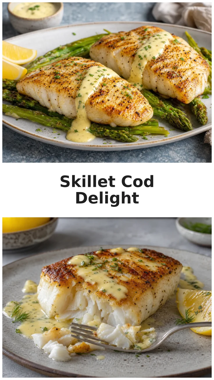 Golden Skillet Cod with Zesty Lemon Aioli Recipe Golden Skillet Cod with Zesty Lemon Aioli Recipe