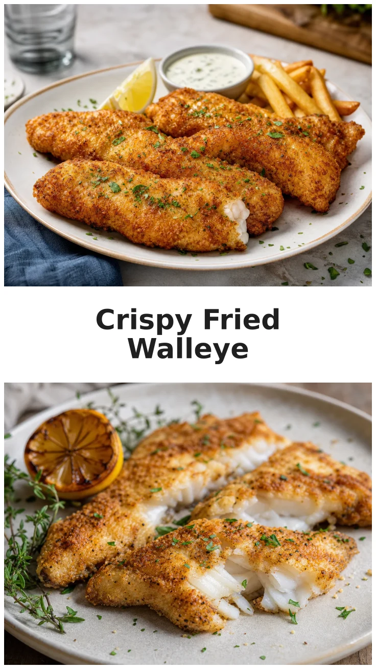Crispy Fried Walleye Fillets Recipe for Your Next Meal Crispy Fried Walleye Fillets Recipe for Your Next Meal