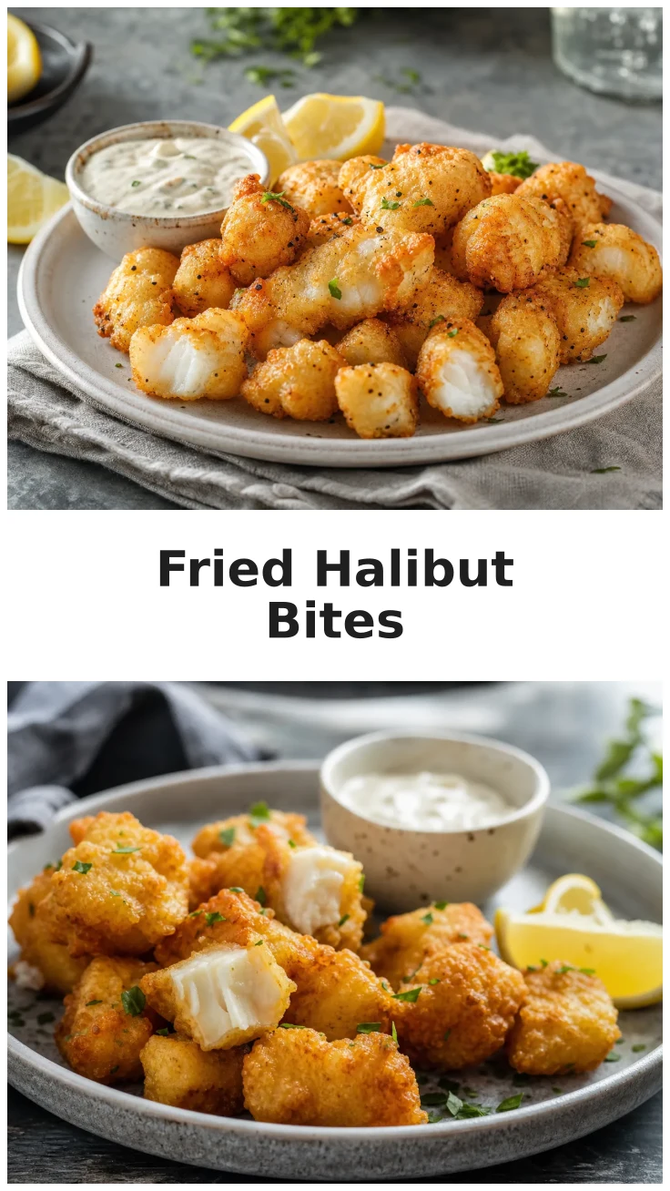 Crispy Fried Halibut Bites for Your Next Gathering Crispy Fried Halibut Bites for Your Next Gathering