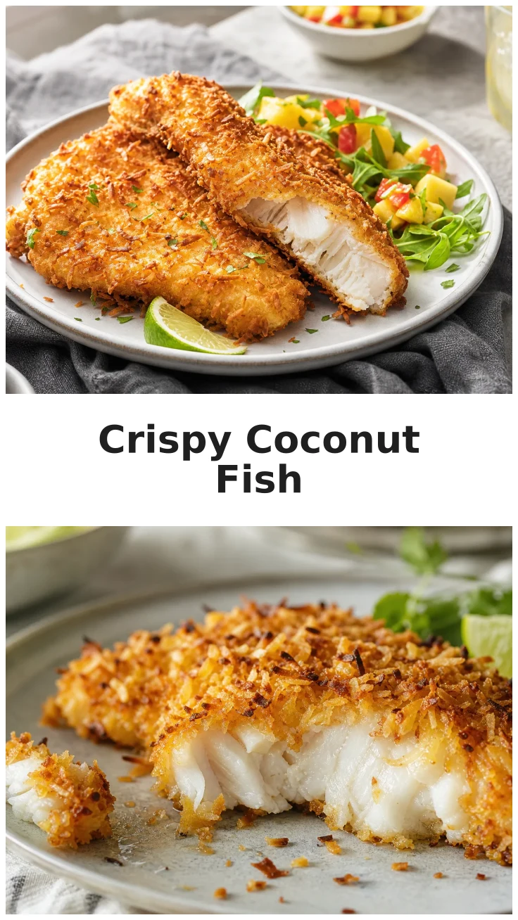 Crispy Coconut-Crusted Fried Fish Recipe for a Tropical Feast Crispy Coconut-Crusted Fried Fish Recipe for a Tropical Feast