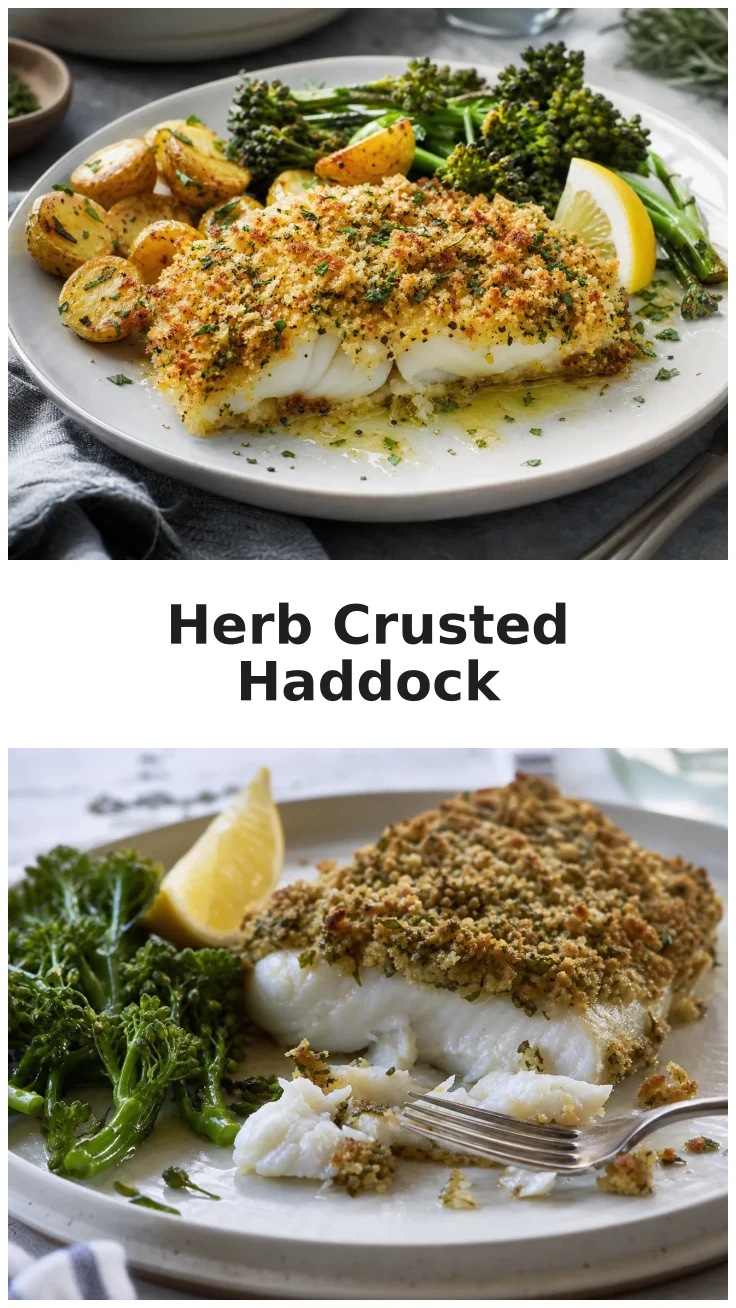 Herb Crusted Haddock Air Fryer Fillets for a Healthy Dinner