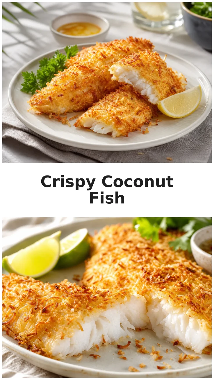 Golden Coconut Fish Fillets Air Fryer for a Flavorful Seafood Dinner Golden Coconut Fish Fillets Air Fryer for a Flavorful Seafood Dinner