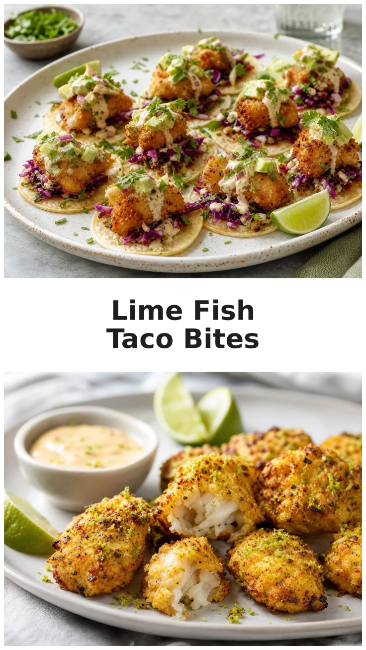 Zesty Lime Fish Taco Bites Air Fryer for Quick Taco Night Zesty Lime Fish Taco Bites Air Fryer for Quick Taco Night