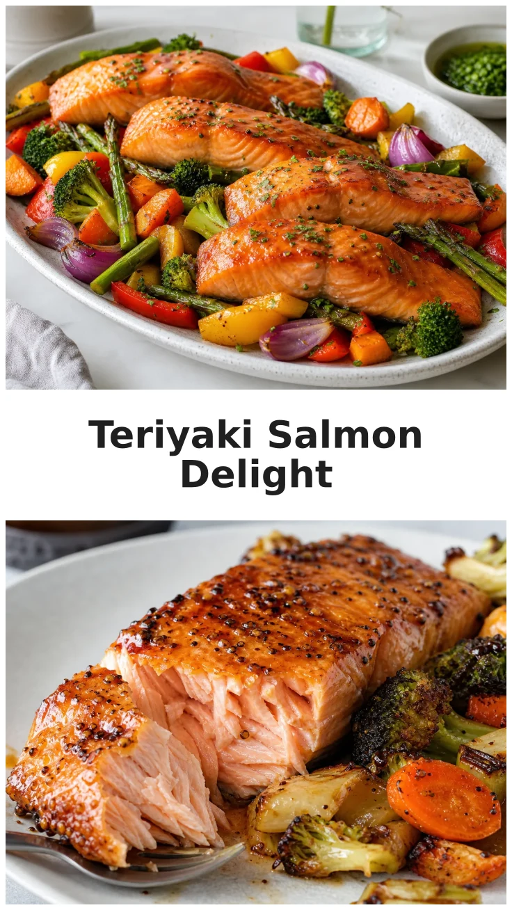 Sticky Sheet Pan Teriyaki Salmon Recipe Sticky Sheet Pan Teriyaki Salmon Recipe