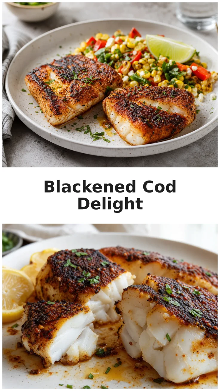 Spicy Skillet Blackened Cod Recipe for Flavorful Dinner Spicy Skillet Blackened Cod Recipe for Flavorful Dinner