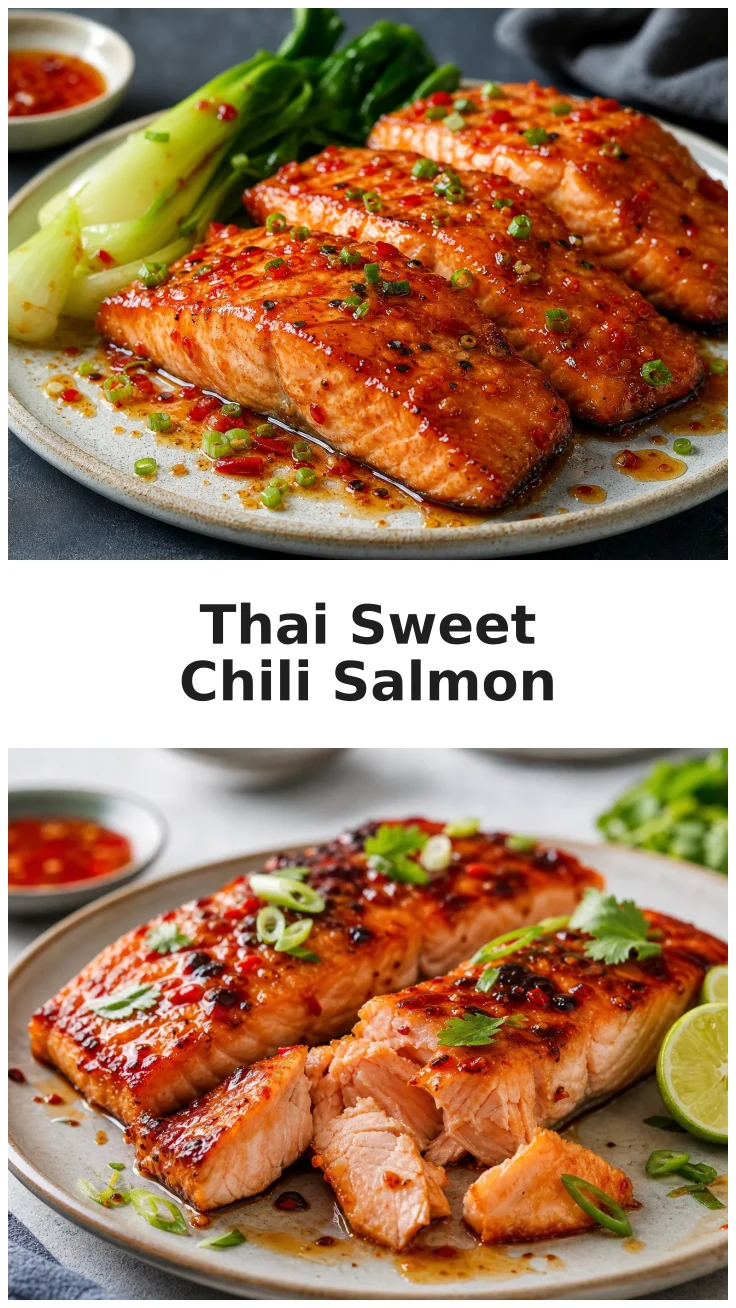 Sticky Skillet Thai Sweet Chili Salmon Recipe Sticky Skillet Thai Sweet Chili Salmon Recipe