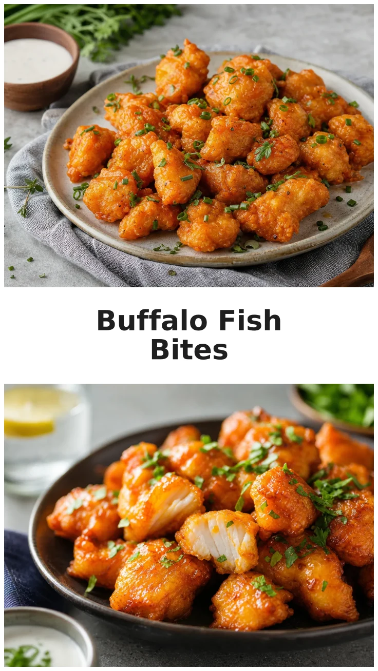 Spicy Skillet Buffalo Fish Bites Recipe for Game Day Fun