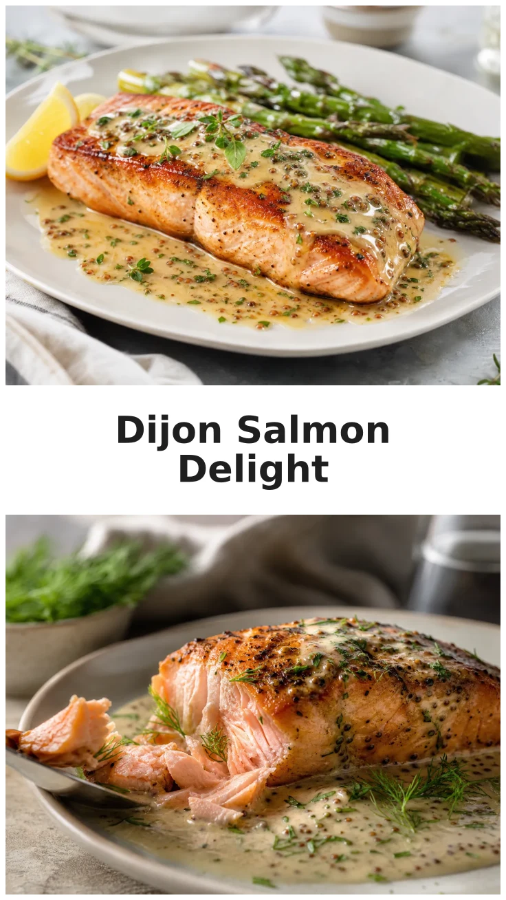Creamy Skillet Dijon Salmon for a Cozy Dinner Creamy Skillet Dijon Salmon for a Cozy Dinner