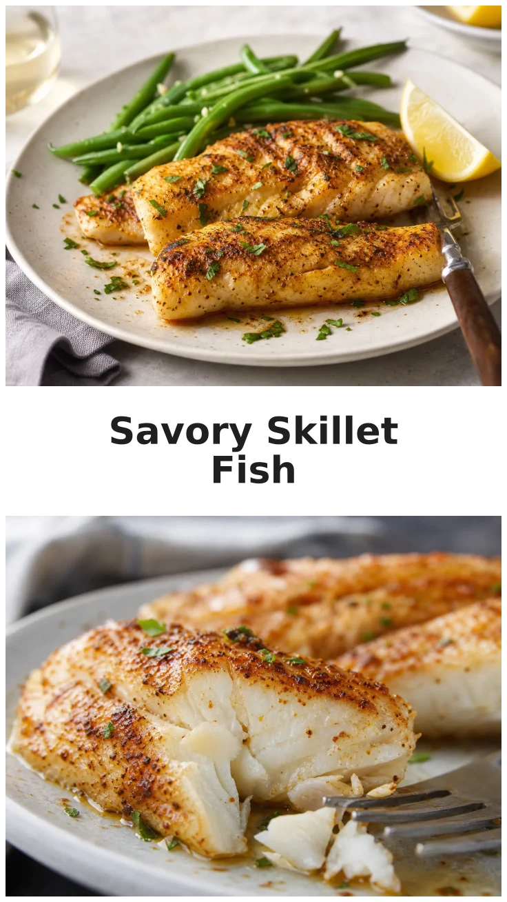 Savory Skillet Old Bay White Fish Recipe for Easy Dinner Savory Skillet Old Bay White Fish Recipe for Easy Dinner