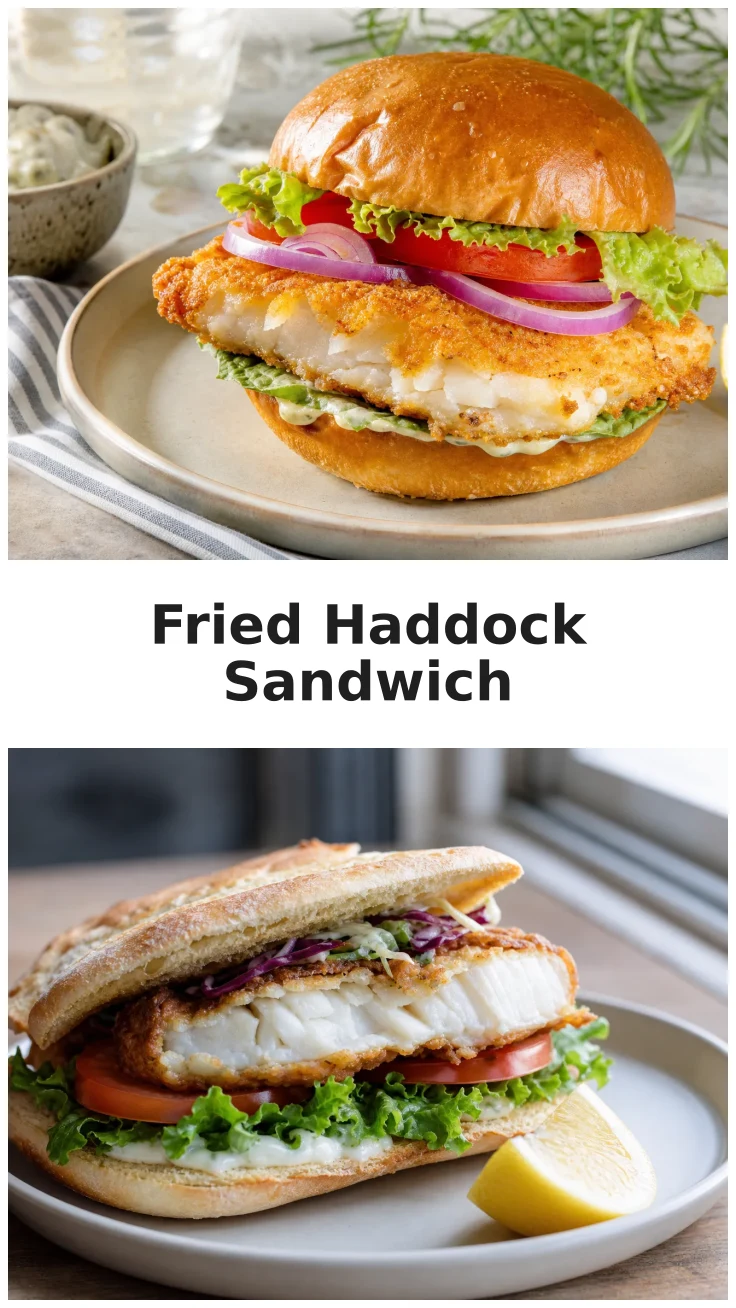Crispy Fried Haddock Sandwich Recipe You Can Make at Home Crispy Fried Haddock Sandwich Recipe You Can Make at Home