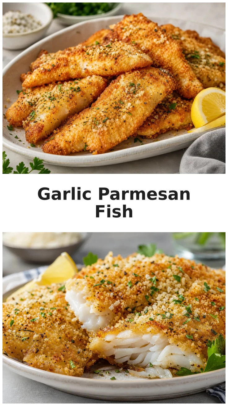 Crispy Garlic Parmesan Fried Fish Recipe for a Flavorful Delight Crispy Garlic Parmesan Fried Fish Recipe for a Flavorful Delight