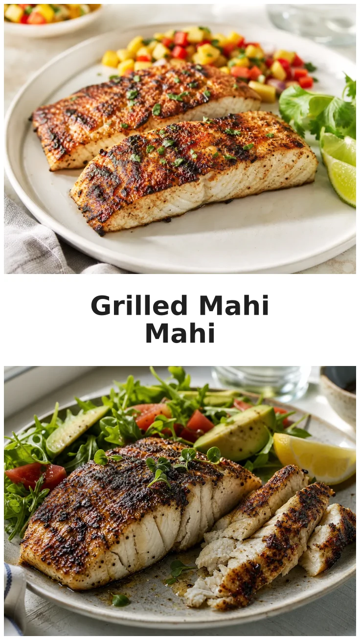 Spicy Blackened Grilled Mahi Mahi Recipe for Summer Nights