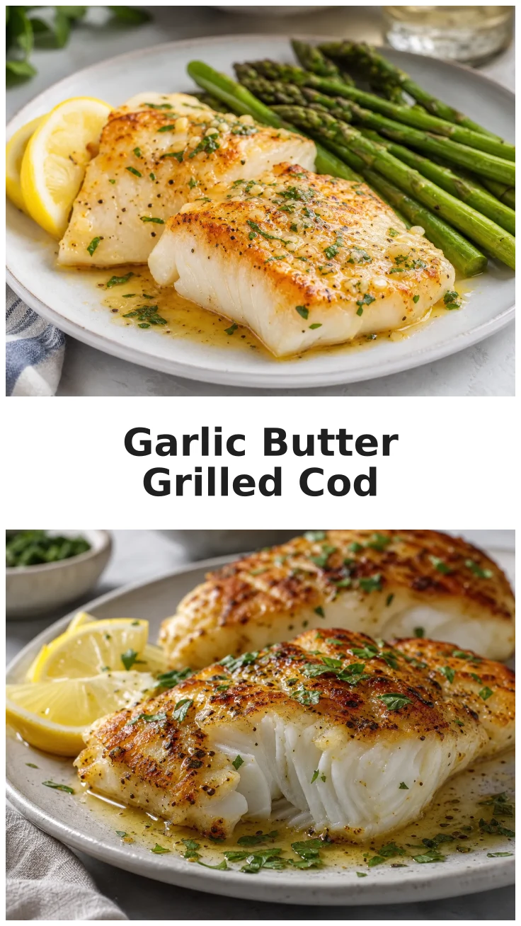 Juicy Garlic Butter Grilled Cod Recipe for Seafood Lovers Juicy Garlic Butter Grilled Cod Recipe for Seafood Lovers