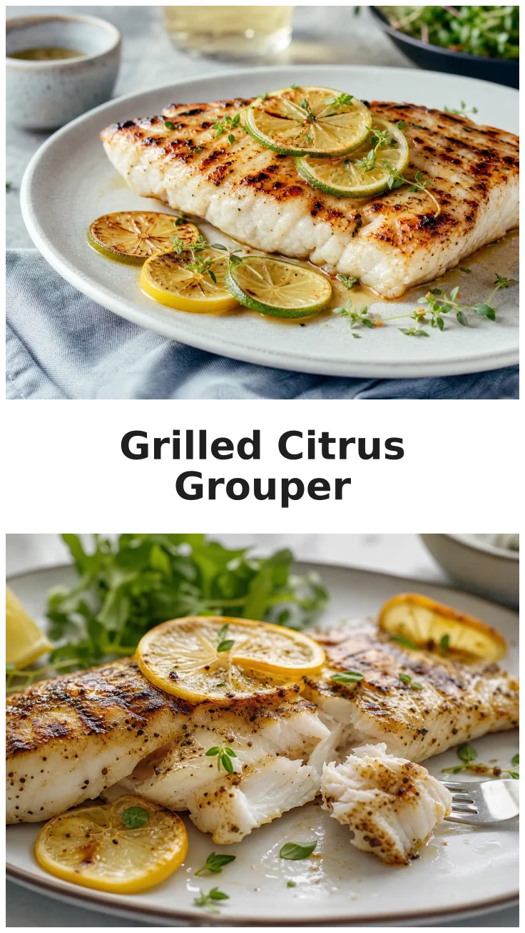 Fresh Grilled Grouper with Citrus for Summer Dinners Fresh Grilled Grouper with Citrus for Summer Dinners