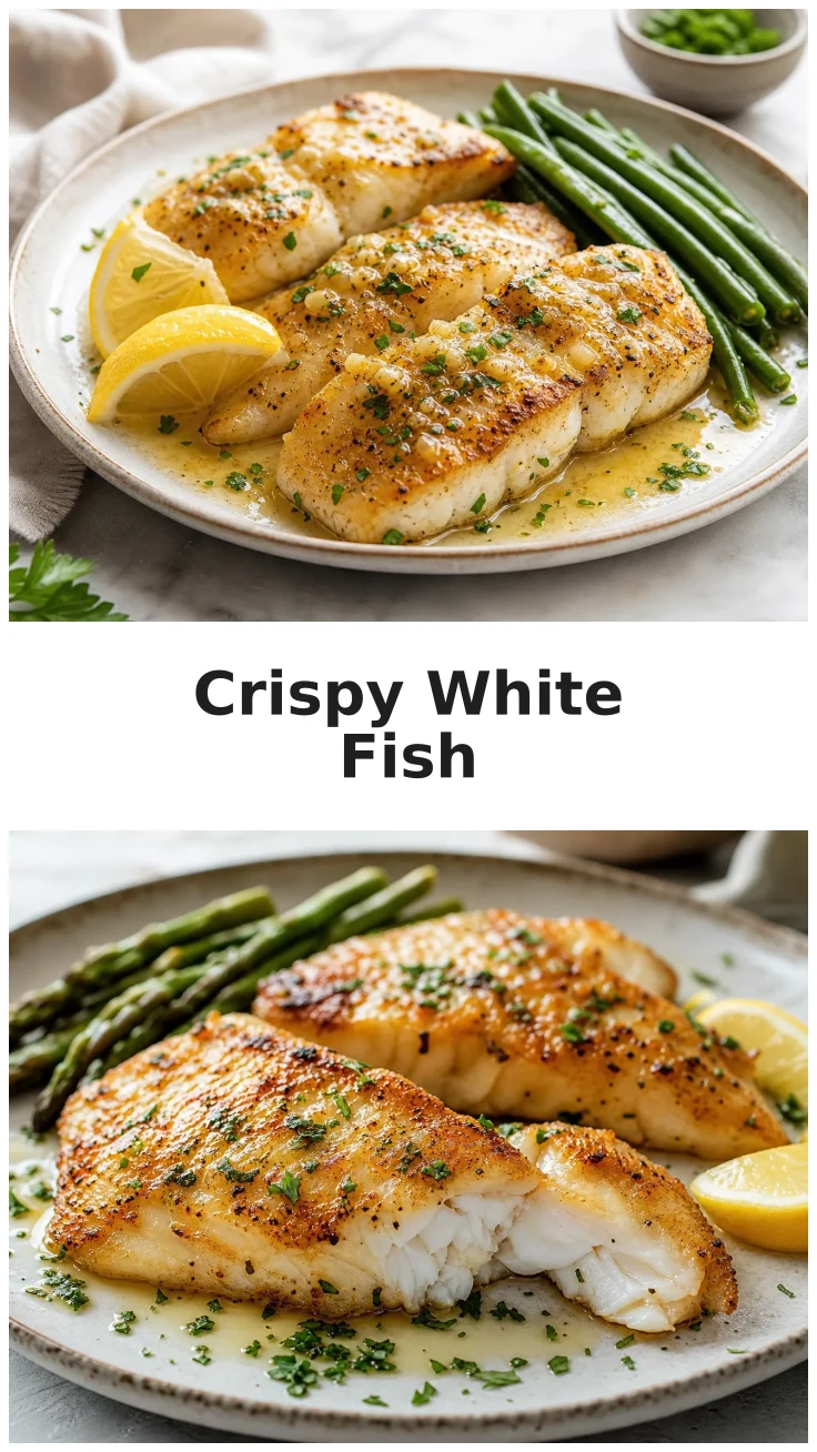 Crispy White Fish Air Fryer with Garlic Butter Recipe Crispy White Fish Air Fryer with Garlic Butter Recipe
